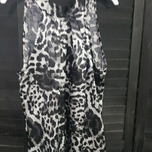 Stylish Black and Gray Leopard Print Top. From KOHL'S